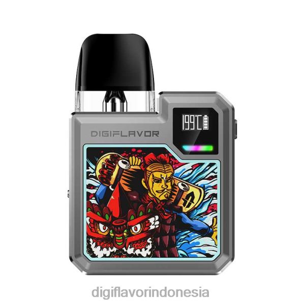 Geekvape Digiflavor Pod - Digiflavor Digi-Q paket pod RV64V49 prajurit abu-abu
