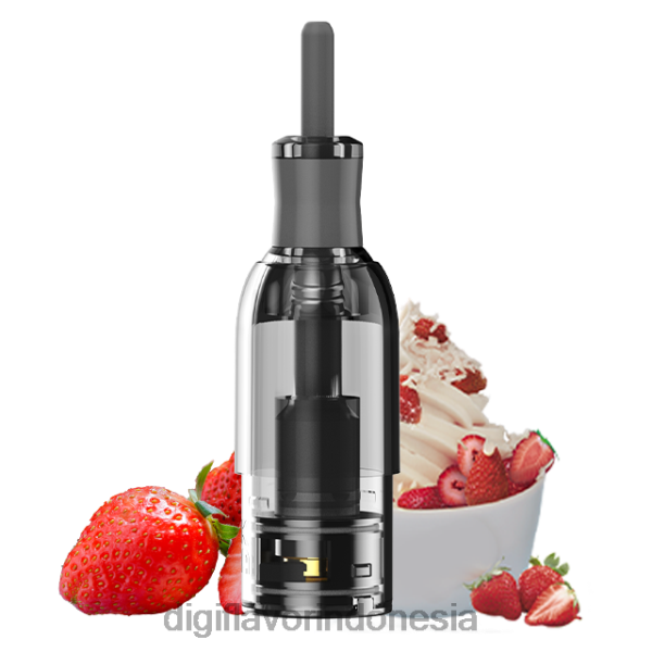 Geekvape Digiflavor Review - Digiflavor M1 tangki RV64V38 es krim stroberi